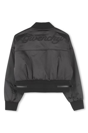 Black polyester jacket GIVENCHY KIDS | H3076909B